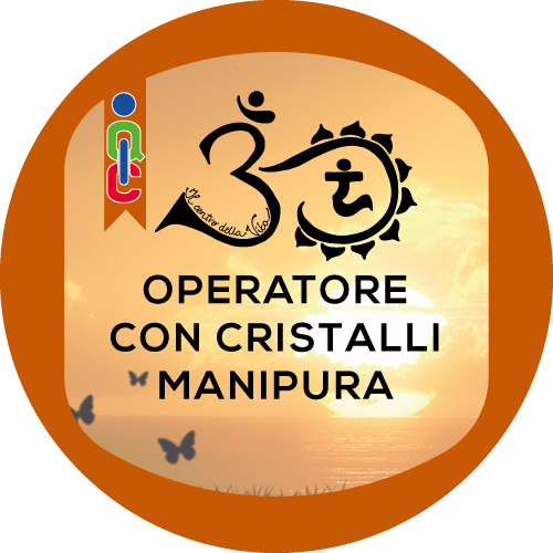 Operatore con cristalli manipura